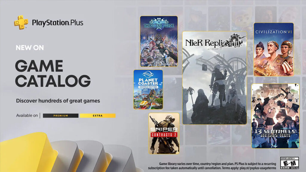 PS Plus Extra Catalog for September Includes Civilization 6, Star Ocean, and Much More