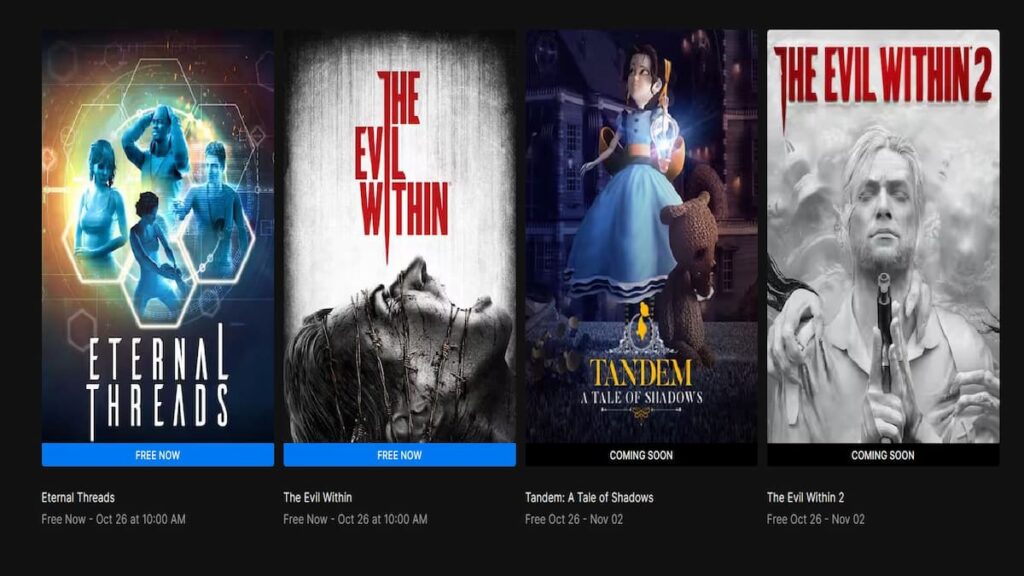 Epic Games Celebrates Halloween With Free The Evil Within Games