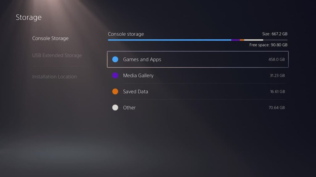 How to Free Up Space on PS5
