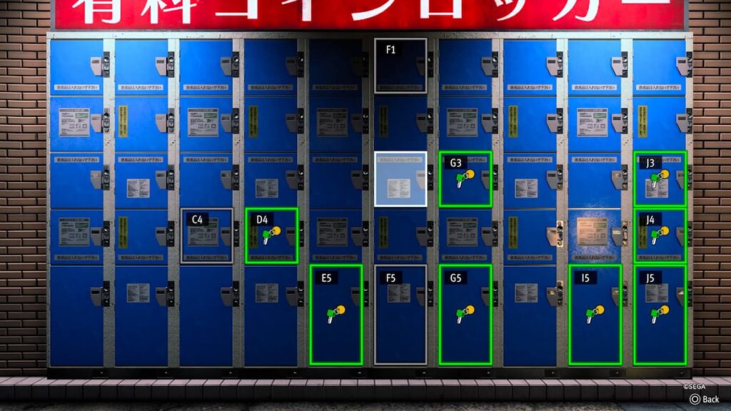 Like a Dragon Gaiden: Locker Key Locations