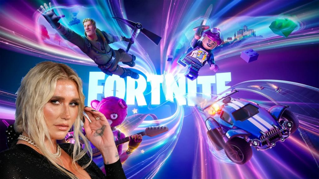 Kesha’s Chaotic Fortnite Debut