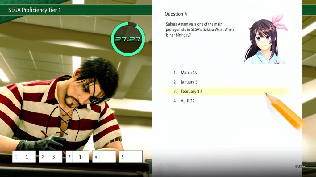 Like a Dragon: Pirate Yakuza – Onubara Vocational School Answers