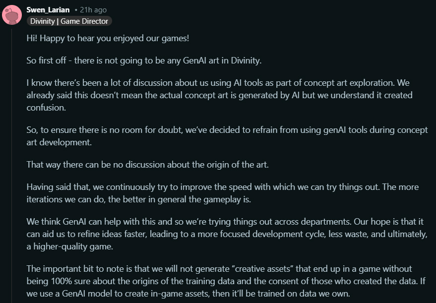 Larian AI CEO