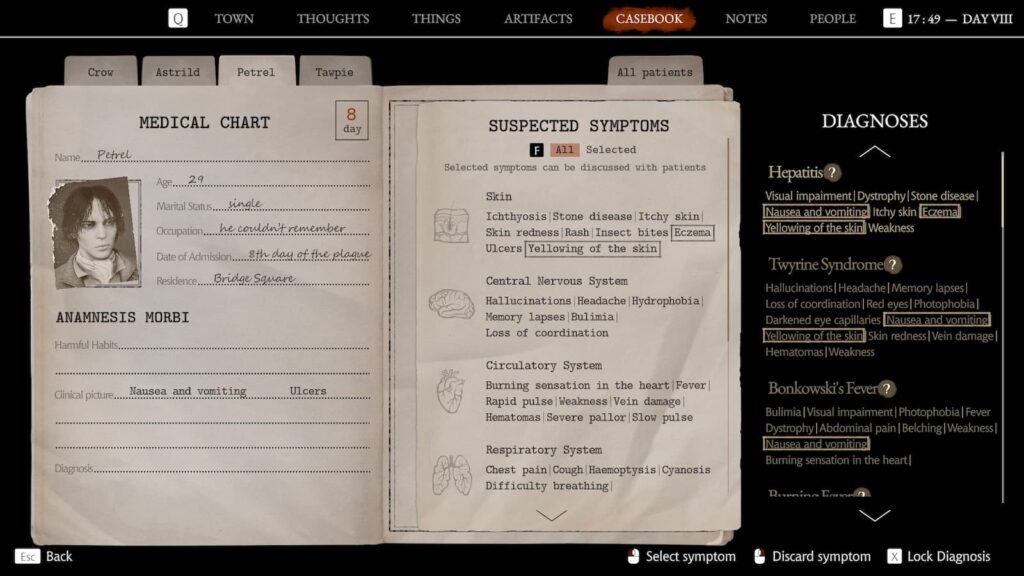 Pathologic Patient Diagnoses 16