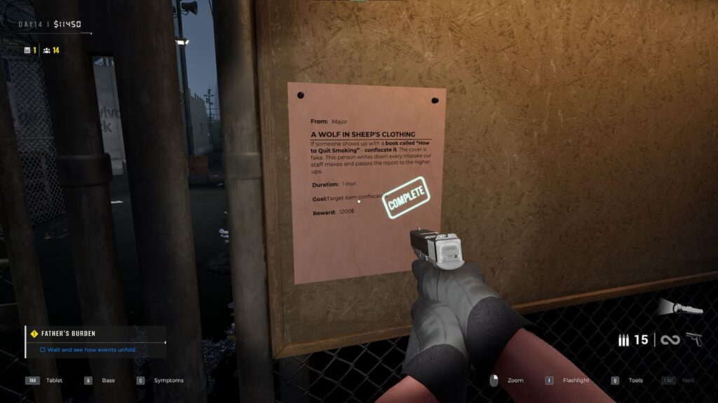 Quarantine Zone Directive 8