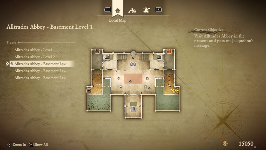 Dragon Quest 7 Reimagined Grey Fragment 2 Map