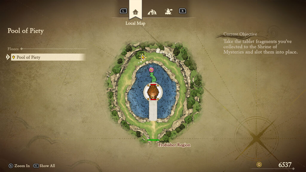 Dragon Quest 7 Reimagined Mini Medal 17 Map