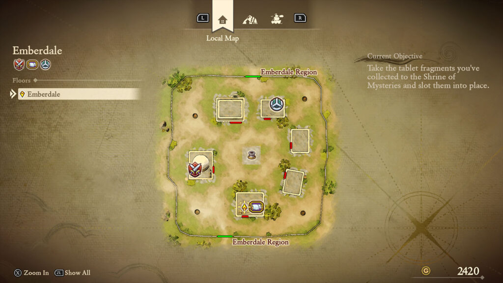 Dragon Quest 7 Reimagined Mini Medal 6 Map