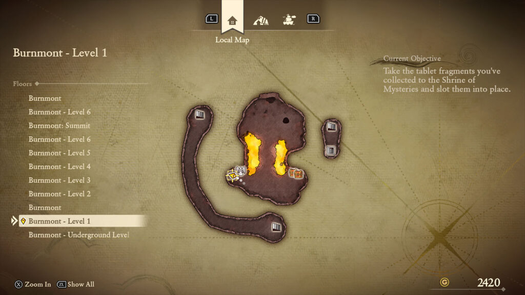 Dragon Quest 7 Reimagined Mini Medal 7 Map