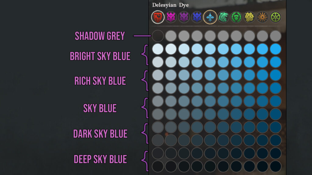 Crimson Desert All Sky Blue Dyes