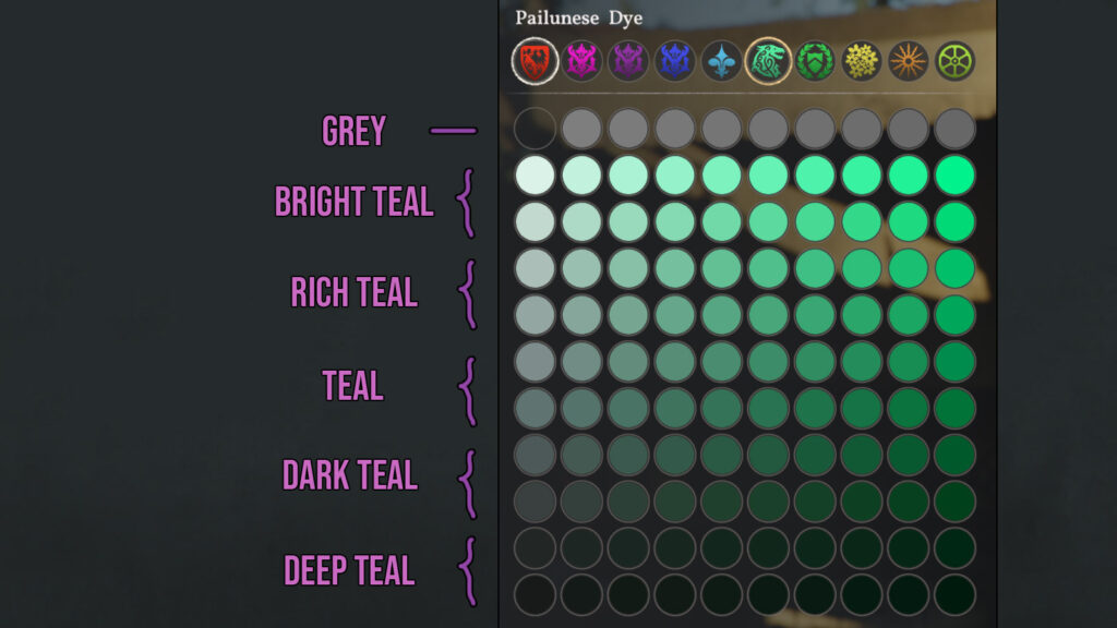 Crimson Desert All Teal Dyes