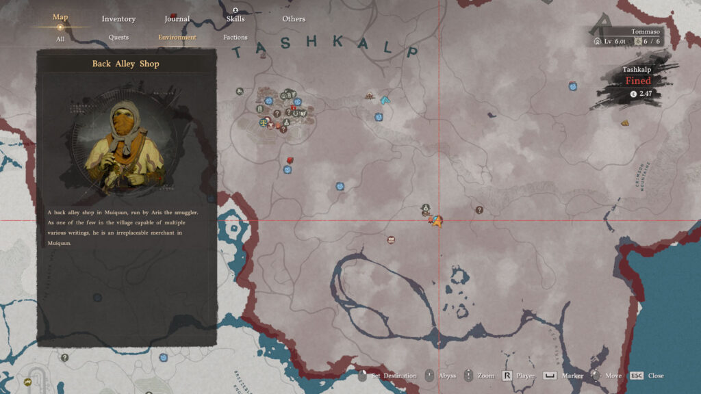 Crimson Desert Black Dye Location Map