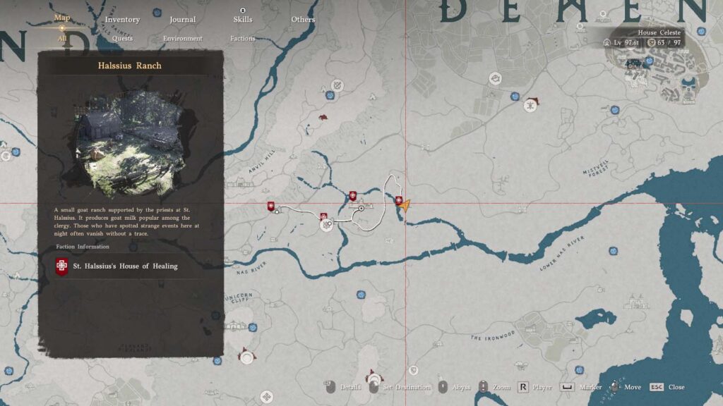 Crimson Desert Blue Dye Location Map