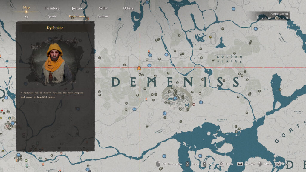 Crimson Desert Bright Violet Dye Location Map 2
