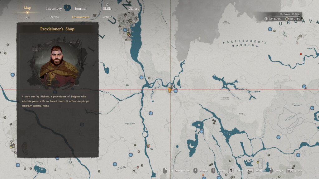 Crimson Desert Dark Violet Dye Location Map