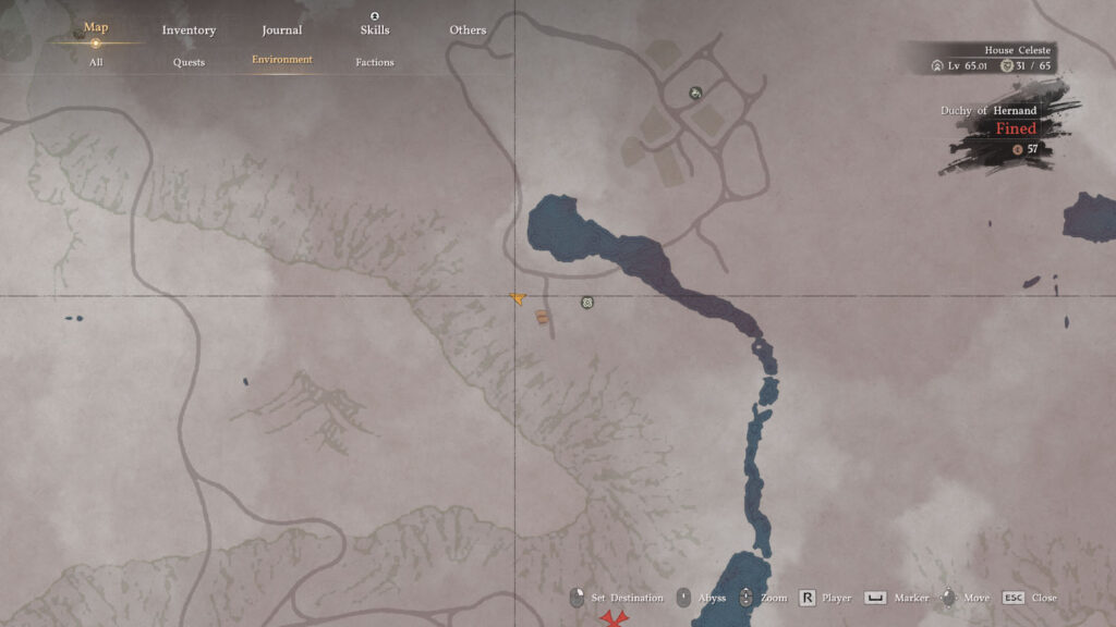 Crimson Desert Dark Yellow Dye Location Map