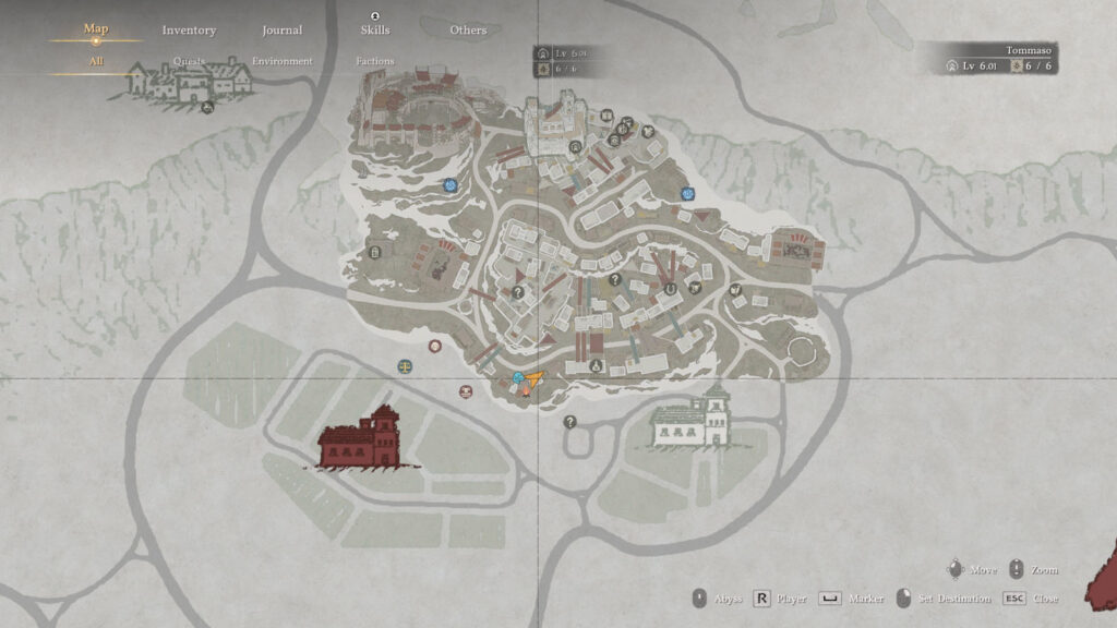 Crimson Desert Deep Orange Dye Location Map
