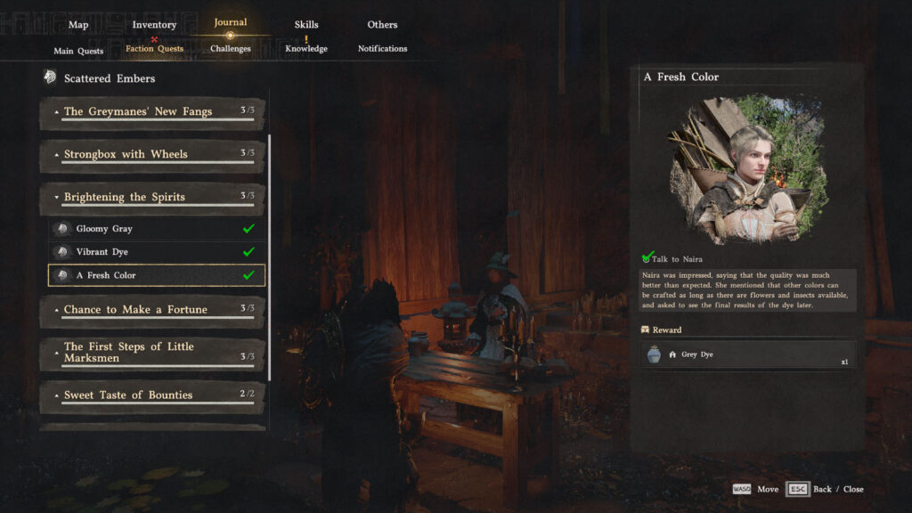 Crimson Desert Grey Dye Location