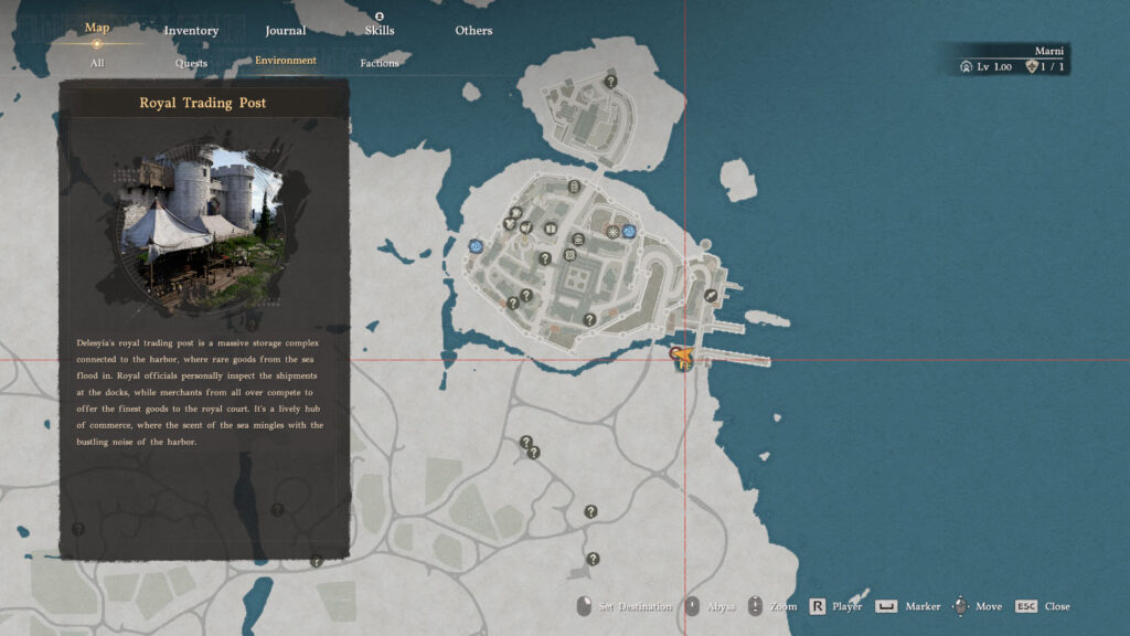 Crimson Desert Rich Sky Blue Dye Location Map