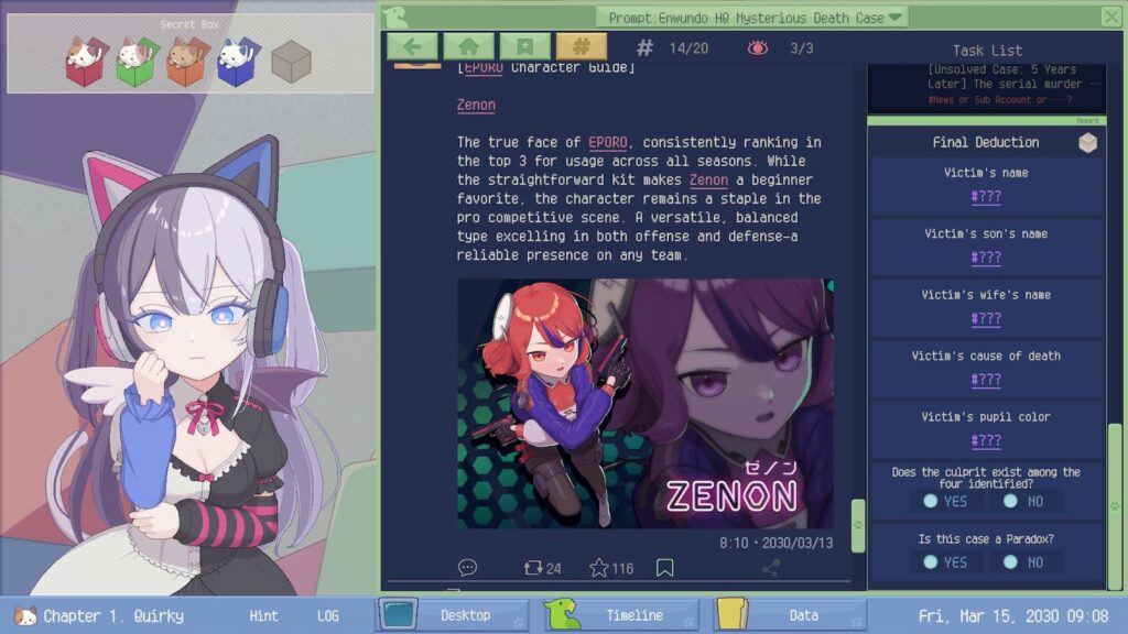 Demons Timeline Chapter 1 5