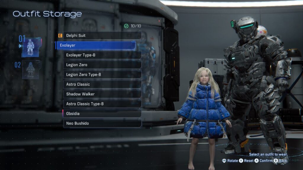 Pragmata All Costumes