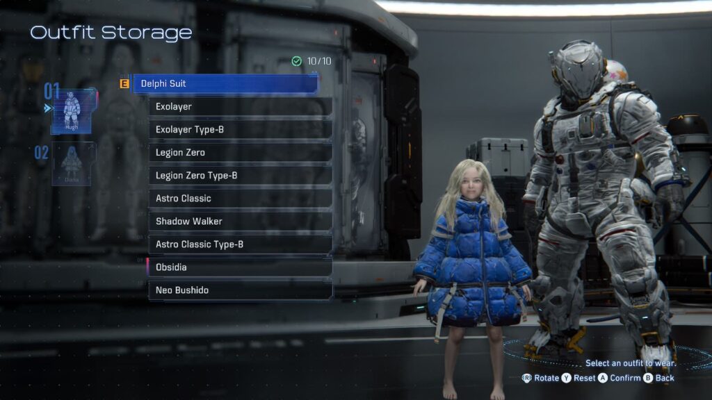 Pragmata All Costumes