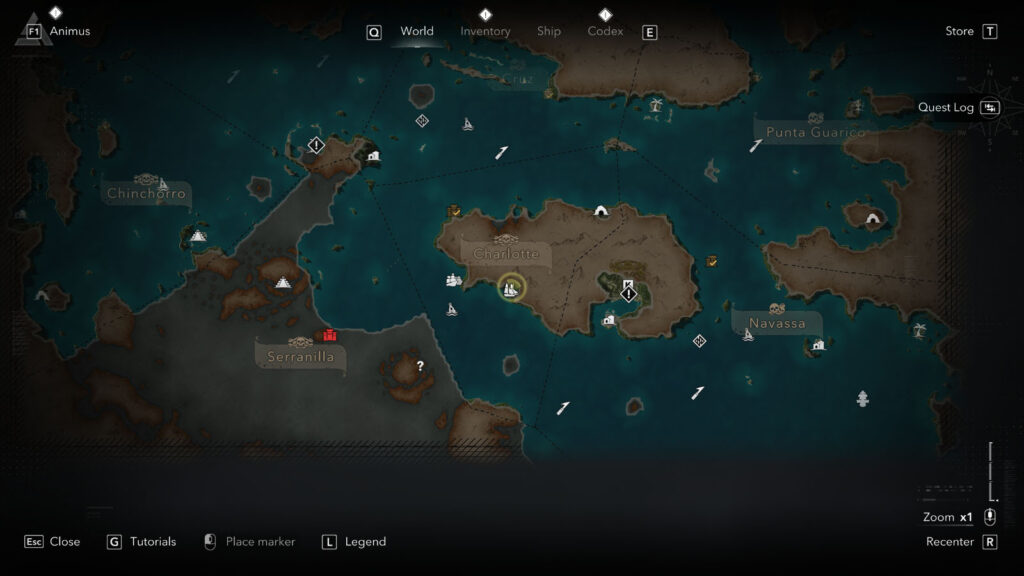 AC Black Flag Resynced All Community Chests Locations Community Treasure Hunt Solutions Chest 2 2