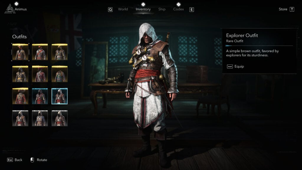 Black Flag Resynced All Outfit Locations Explorer Outfit Look 2