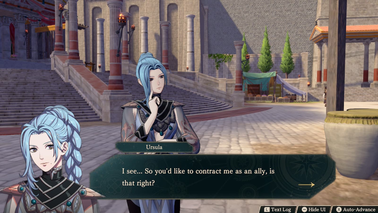 Fire Emblem: Fortune's Weave - How to Recruit Ursula Fire Emblem Ursula 1