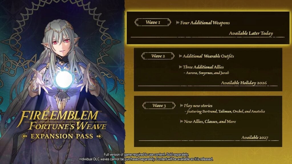 Fortune's Weave DLC