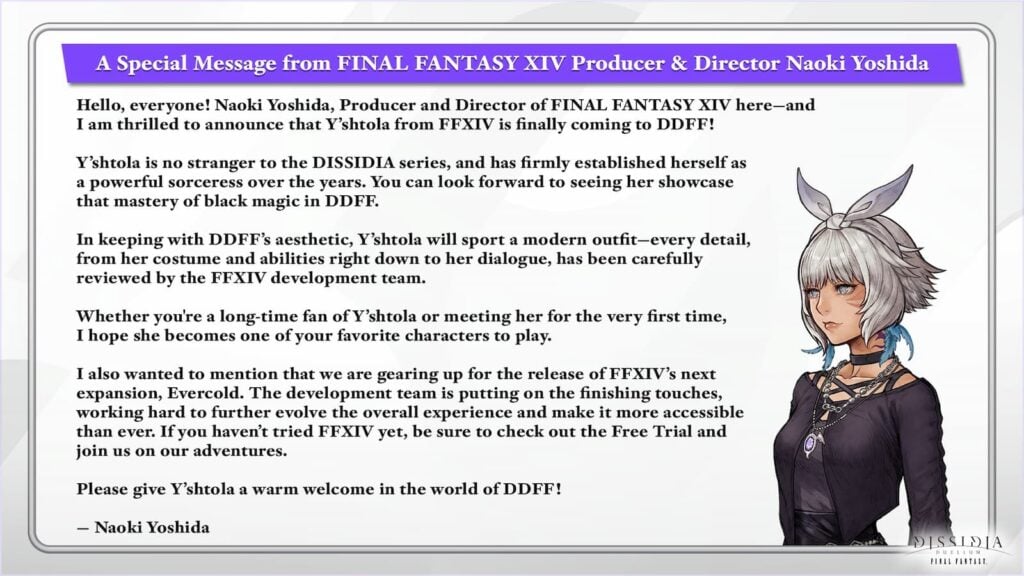 Yshtola Dissidia 1